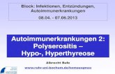 Autoimmunerkrankungen 2: Polyserositis Hypo-, Hyperthyreose€¦ · TSH = Thyroid-stimulating hormon NIS = Natrium-Jodit-Symporter Tg = Thyroglobulin DIT = Di-jodotyrosin MIT = Monojodotyrosin