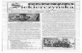 Gazetka Siekierczyńskagazetka.siekierczyn.pl/images/gazetka/1993_3.pdf · Zimna i deszczowa pogoda popsula szyki organizatorom uroczysto éci otwarcia. Przed deszczem zdažono rozegraé