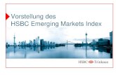 Vorstellung des HSBC Emerging Markets Index · 4 HSBC Emerging Markets Index Performance der Emerging Markets Laut IWF leisten die Emerging Markets den größten Beitrag zum globalen
