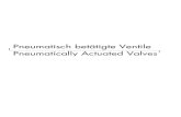 Pneumatisch betätigte Ventile Pneumatically Actuated Valvesƒ¡lvulas+ne… · 5/2- and 5/3-way spool-valves Inhalt Pneumatisch betätigte Ventile Contents Pneumatically Actuated