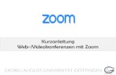 Kurzanleitung Web-/Videokonferenzen mit Zoom€¦ · 7. Zoom-Konto-Wechsel per E-Mail-Link bestätigen Sie sollten eine ähnlich lautende E-Mail von Zoom erhalten haben (s. u.). Bitte