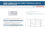 AEC-AMC2-UL02 AMC Gehäuse mit 2 DIN-Schienen€¦ · Abmessungen (H x B x T) 541 x 411 x 88 mm Gewicht 8 kg Farbe Weiß IP-Code 30 Bestellinformationen AEC-AMC2-UL02 AMC Gehäuse