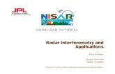 SNWG SAR Tutorial · Phase and Radar Interferometry. 1. l. 2 . l Dr 2p 4p. Radians per wavelength € φ= 2π Δρ λ. Number of wavelengths e