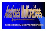 Statistiques Multidimensionnelles - Freeprocuste.free.fr/cours/multivariable.pdf · X5 (femur) 1 0.924 X6 (tibia) 1 Analyse des données « White Leghorn Fowl » (S. Wight 1954) 276