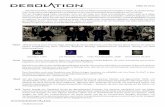 Info & Techn Rider 2013 - Desolation€¦ · So lyrisch kann Metal sein. | Rockszene.de Seit den Demotagen prägt Desolation die Auseinandersetzung zwischen Melodie und Aggressivität.