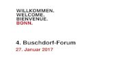 Kommunikationsprozess Buschdorf - Rückblick · März 2017 Juni 2017 Fortlaufend Erstellung eines Integrierten Handlungskonzepts, Teilnahme an Arbeitsgruppen, Begleitung städtebaulicher
