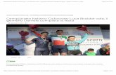 Campionato Italiano Ciclocross: Luca Braidot vola, il ... · Luca Braidot festeggia la vittoria del Campionato Italiano a Roma (foto Fabiano Ghilardi) Sfortunato il campione uscente