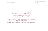 National Klinisk Retningslinje for Polycystisk ovarie syndrom€¦ · National Klinisk Retningslinje for PCOS – diagnostik og risikovurdering 2 / 67 8.1 Fokuseret spørgsmål 6