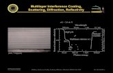 Multilayer Interference Coating, Scattering, Diffraction ...attwood/srms/2007/Lec07_old.pdf · Scattering, Diffraction, Reflectivity Professor David Attwood Univ. California, Berkeley