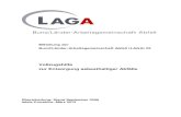 Länderarbeitsgemeinschaft Abfall (LAGA)€¦ · 5.1 Abbruch-, Sanierungs- oder Instandhaltungsarbeiten (ASI-Arbeiten) Zur Sicherstellung der ordnungsgemäßen Entsorgung asbesthaltiger