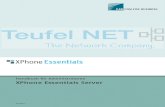 XPhone Essentials Server - Teufel NET · - Siemens HiPath 3000, Unify Openscape 4000, Unify Openscape Voice - Telcat IPTel uaCSTA/TR87 - Cisco Call UC 500/Manager Express - Nortel