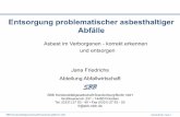 Entsorgung problematischer asbesthaltiger Abfälle€¦ · SBB Sonderabfallgesellschaft Brandenburg/Berlin mbH 04.05.2016 | Folie 1 Entsorgung problematischer asbesthaltiger Abfälle