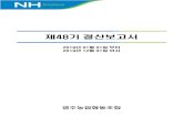 제48기결산보고서 - yeongju.nonghyupi.comyeongju.nonghyupi.com/xe/nh/gongsi/20200306.pdf · 제48기결산보고서 영주농업협동조합 2019년01월01일부터 2019년12월31일까지