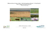 Monitoring der biologischen Vielfalt im Agrarbereich€¦ · Monitoring-Programmen, welche unterschiedliche Komponenten der biologischen Vielfalt um-fassen und verschiedene direkte