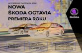 ŠKODA OCTAVIA - 125lat.skoda.pl · Radio BOLERO 8", wejście SD, USB Funkcja SmartLink+ Kamera cofania -funkcja automatycznego włączania i wyłączania świateł drogowych Reflektory