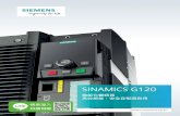 SINAMICS G120 - Siemens Taiwan€¦ · 具有低線路諧波的電源 模組 能量回收入供給線路無須 附加模組. 4 低電壓 中等電壓 sinamics g sinamics s sinamics