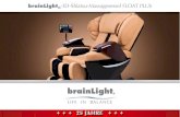 brainLight -3D-Shiatsu-Massagesessel FLOAT PLUS€¦ · -3D-Shiatsu-Massagesessel FLOAT PLUS entschieden haben! Der 3D-FLOAT PLUS stellt mit seiner Schulter-Luftdruck-Massage, Fußsohlenmassage