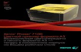 Phaser 7100 A3 - Xerox€¦ · Xerox ® Phaser ® 7100 Цветной принтер формата А3 Великолепная цветопередача и печать формата