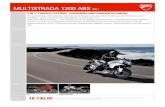 MULTISTRADA 1200 ABS 2011 - März Motorradhandel€¦ · MULTISTRADA 1200 ABS 2011 Unverbindlich empfohlene Verkaufspreise inkl. Normverbrauchsabgabe und 20% Mwst. Angaben ohne Gewähr.