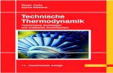 Technische Thermodynamik · 2017. 11. 30. · Technische Thermodynamik Günter Cerbe Gernot Wilhelms Technische Thermodynamik Theoretische Grundlagen und praktische Anwendungen 17.,