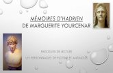 Mémoires d’Hadrien de Marguerite Yourcenar · de marguerite yourcenar parcours de lecture les personnages de plotine et antinoÜs. plotine - femme de l’empereur trajan - elle