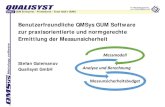 QMSys GUM Help - Physikalisch-Technische Bundesanstalt · • ASME B89.7.3.1 - Guidelines for decision rules: Considering measurement uncertainty in determining conformance to specifications