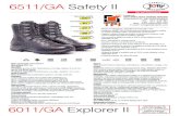 New 6511/GA Safety II - Teh-projekt · 2018. 5. 17. · 6511/GA Safety II 6011/GA Explorer II ZA VATROGASCE DIŠLJIVOST KOŽE TOPLINSKA IZOLACIJA ČVRSTOĆA SPOJA TRAJNOST POTPLATA