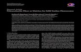 Research Article Polysaccharide Fibers as Matrices for ...downloads.hindawi.com/journals/ijps/2014/183413.pdfResearch Article Polysaccharide Fibers as Matrices for Solid-Surface Fluorescence