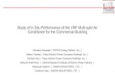 Study of In Situ Performance of the VRF Multi-split Air ...heatpumpingtechnologies.org/archive/hpc2017/wp... · Study of In Situ Performance of the VRF Multi-split Air Conditioner