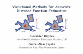 Variational Methods for Accurate Distance Function Estimation · Surface reconstruction from scattered point data Fatih Calakliand Gabriel Taubin SSD:Smooth Signed Distance Surface