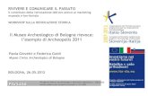 Il Museo Archeologico di Bologna rievoca: l’esempio di ......Museo Civico Archeologico di Bologna Progetto Parco Archeologico dell'Alto Adriatico - PArSJAd Bando pubblico per progetti
