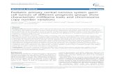 RESEARCH ARTICLE Open Access Pediatric primary central nervous system germ cell tumors ... · 2017. 4. 5. · RESEARCH ARTICLE Open Access Pediatric primary central nervous system