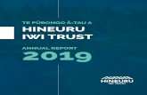 New TE PŪRONGO Ā-TAU A HINEURU IWI TRUST · 2020. 3. 4. · iwi register and census data from similar and same sized hapū and iwi groupings to determine our population projections.