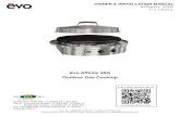 New Evo Af ﬁ nity 30G Outdoor Gas Cooktop · 2018. 4. 18. · Evo Af ﬁ nity 30G Outdoor Gas Cooktop Certiﬁ cation: ANSI Z83.11b-2009/CSA 1.8b-2009 Part #: Commercial models: