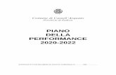 PIANO DELLA PERFORMANCE 2020-2022 - Castell'Arquato€¦ · Il Piano della performance è parte integrante del ciclo di gestione della performance che in base all’art. 4 del Decreto