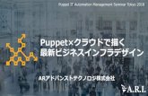 Puppet×クラウドで描く 最新ビジネスインフラデザインossforum.jp/jossfiles/ARI-201808-PR.pdfPuppet×クラウドでのインフラデザイン 19 以降、クラウドについてはAWSを例とします
