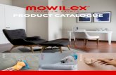 Mowilex - PRODUCT CATALOGUE...Cat tembok interior tersedia dalam berbagai warna dengan formulasi ba-han bermutu tinggi sehingga menut-up sempurna dan memberikan sentu-han warna-warni
