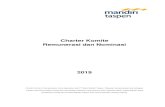 Charter Komite Remunerasi dan 2020. 1. 22.آ  Charter Komite Remunerasi dan Nominasi 2019 Charter Komite