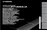 Podręcznik użytkownika Uživatelská ... - Yamaha...Title: PSR-F50 Owner’s Manual Author: C.S.G., DMI Development Division, Yamaha Corporation Created Date: 20140408170455Z