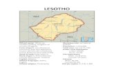 LESOTHO...LESOTHO Official name: ‘Muso oa Lesotho (Sotho); Kingdom of Lesotho (English) Form of gov’t: constitutional monarchy with two legislative houses (Senate [33 nonelected