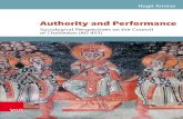 Authority and Performance · Dame Averil Cameron, Karla Pollmann, Vanja Ljujic — friends and colleagues from a variety of disciplines — have read the manuscript and made invaluable
