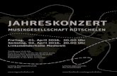 JAHRESKONZERT - Musikgesellschaft Rütschelen...Moment for Morricone gespendet von Käthi und Walter Bärtschi, Rütschelen gespendet von Gabriela und Martin Lingg, Langenthal gespendet