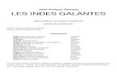 New Jean-Philippe Rameau LES INDES GALANTES · 2013. 10. 1. · Jean-Philippe Rameau LES INDES GALANTES Opéra-Ballet in un prologo e quattro atti Libretto di Louis Fuzelier Prima