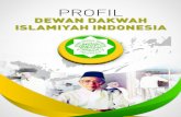 Dewan Da'wah Islamiyah Indonesia - PROFIL...Waqaf, untuk mewujudkan cita-cita ‘satu desa satu da’i ’ diseluruh Nusantara dalam rangka “Menyelamatkan dan Membangun Indonesia