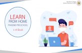 Montfort College Online Classroom 2020 LEARN...Montfort College Online Classroom 2020 แนวปฏ บ ต ใน PHASE#3 PRE-SCHOOL 1-19 ม .ย. 63 4 งานว ดและประเม