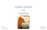 Golden Cheetah For Dummies - Bikenow! · Dummies Marcello Marino (The Coach…inella) Ver. 1.0 Roma, 25/03/2016. Premessa •Il programma Golden Cheetah e’ un software gratis creato