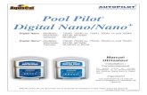 Pool Pilot Digital Nano/Nano - Reseau Piscine ELECTROLYSEUR… · Digital Nano/Nano + Digital Nano. Modèles: 75040, 75040-xx, 75041, 75041-xx and 75044 . Manifolds: 94105, 94105M