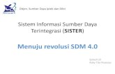 Menuju revolusi SDM 4 · Tersedia indikator mutu yang lebih akurat Pusdatin Tersedia data berbasis aktivitas lengkap Kualitas data PD Dikti meningkat Pemutakhiran data sumber daya