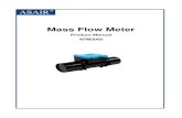 Mass Flow Meter - Seeed Studio · Mass Flow Meter Product Manual AFM3000 . 产品手册 ASF01 - 1 - ... technology,which combines a thermal sensor chip and a high-performance int