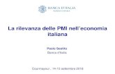 La rilevanza delle PMI nell’economia italianaLa rilevanza delle PMI nell’economia italiana Courmayeur , 14- 15 settembre 2018 Paolo Sestito Banca d’Italia • Perché le PMI